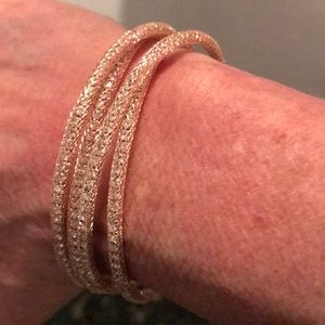 NWOT Rose Gold/cz bracelets